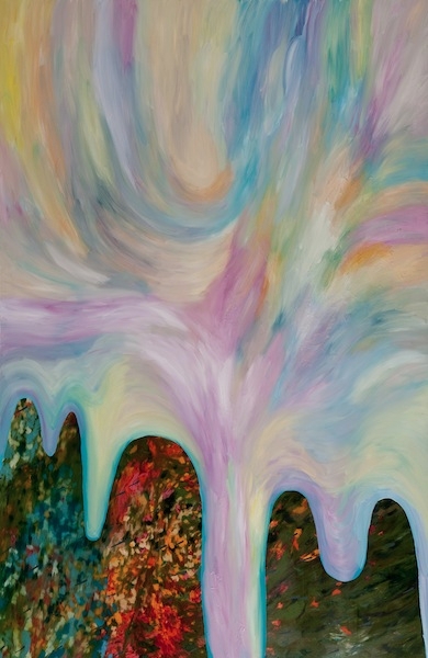 estna one big painting on top of another big painting oil on canvas 290cm x 190cm 2012