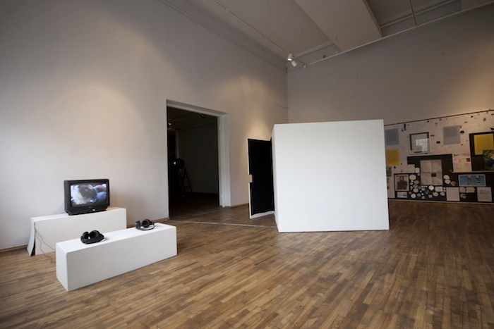 Detail from Acts of Refusal in Tartu Artists Association House, 2011.