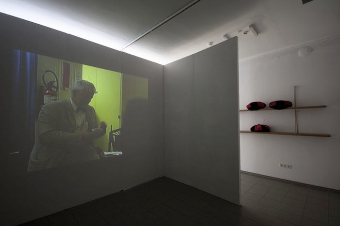 Detail from Acts of Refusal in Tartu Artists Association House, 2011.