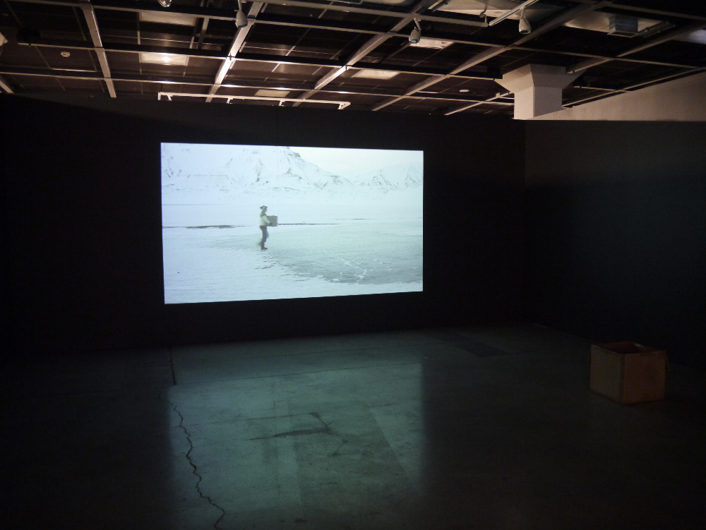 Sarah Gerats, Svalbard from series The Visitor, video installation, 2014