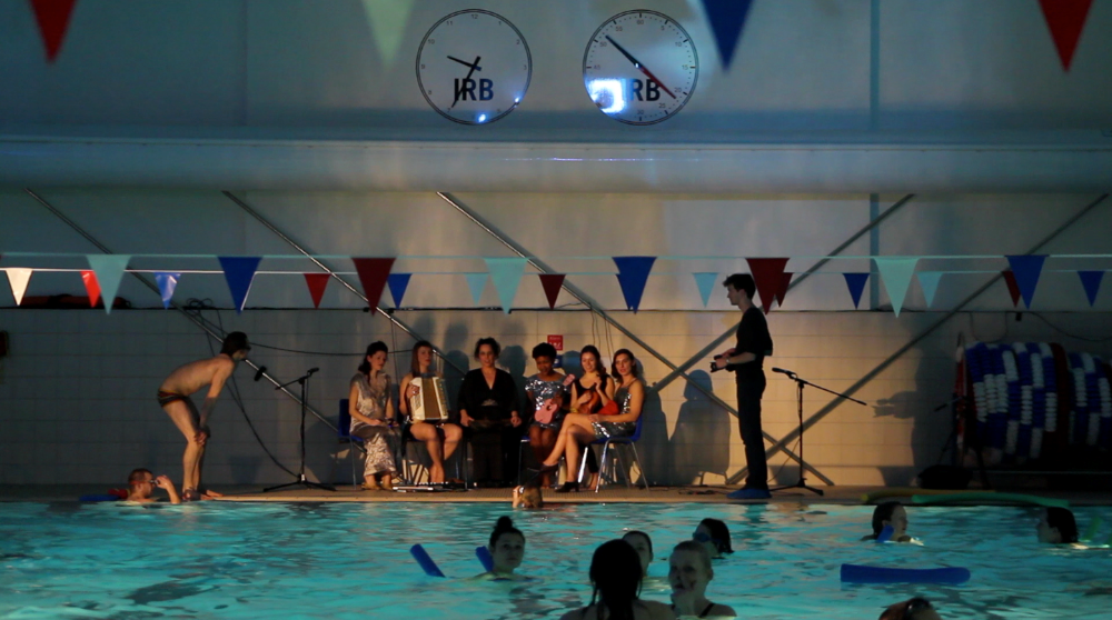 Lina Lapelytė, Candy Shop, performance 2013, Iron Monger Row Baths. Photo by Federcio Strate Pezdirc