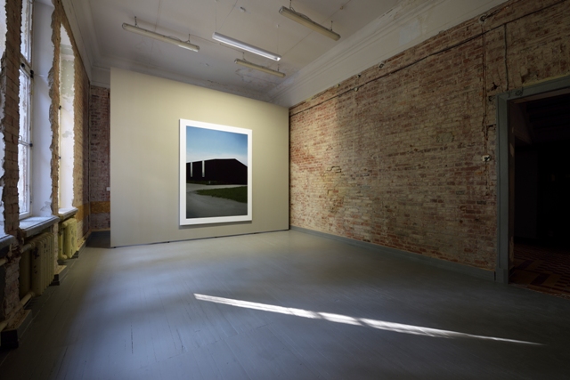 Architectural Photography With a Small Boy III, 2014, oil on canvas. Photograph by Stanislav Stepaško