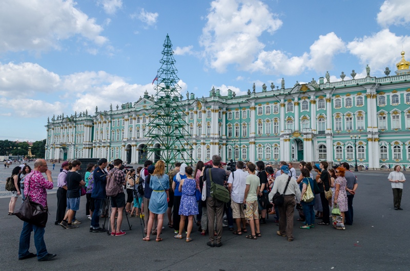 Kristina Norman, Souvenir, 2014. Installation view. Commissioned by Manifesta 10, St. Petersburg. Photograph by Rustam Zagidullin