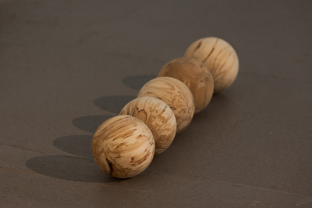 Kęstutis Montvidas, Newton's pendulum, 2014, wood, handmade