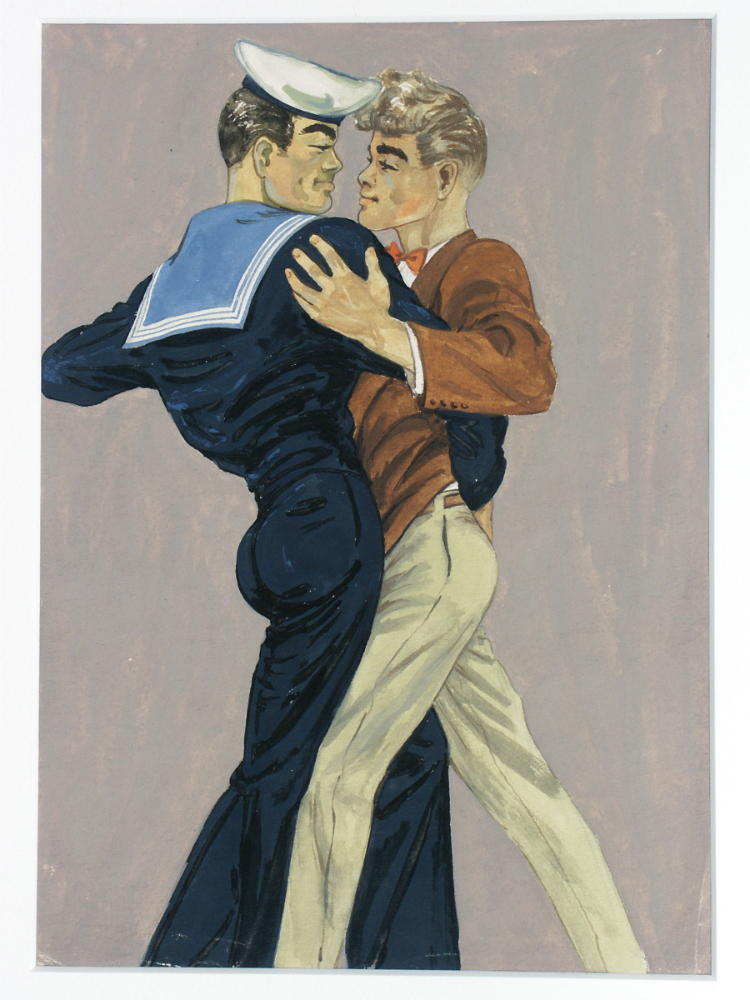 Untitled. Tom of Finland. Gouache paper. 1947 ©Tom of Finland® Foundation, Incorporated