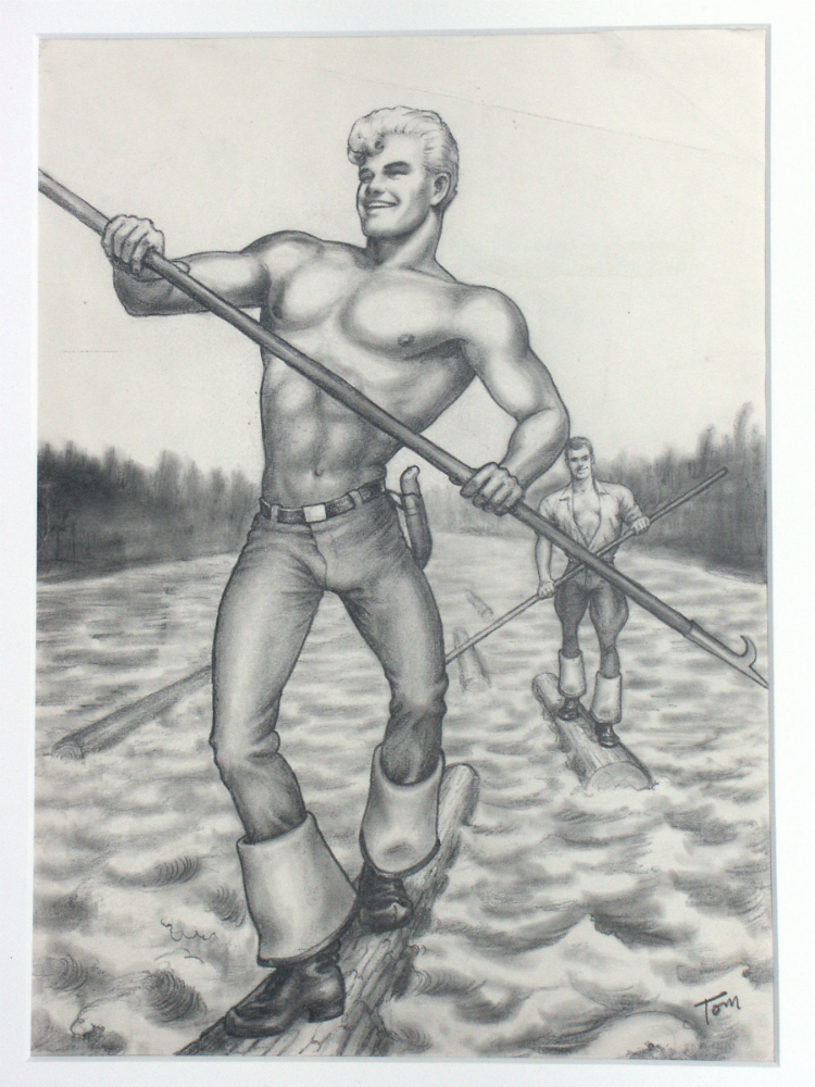 Untitled. Tom of Finland. Graphite on paper. 1957 ©Tom of Finland® Foundation, Incorporated 