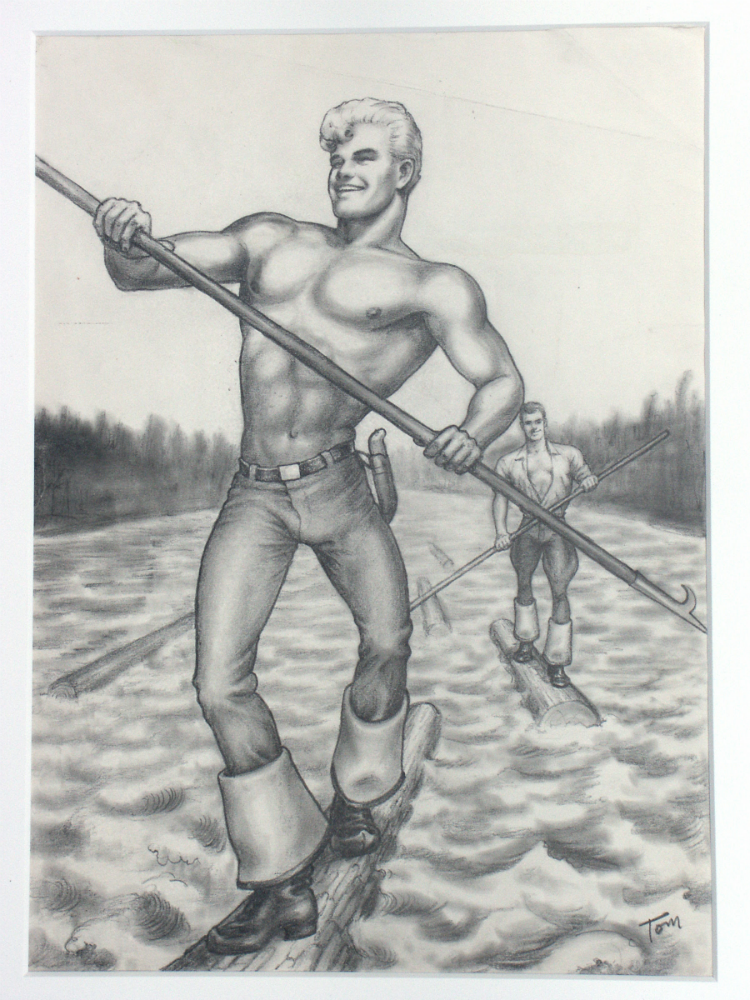 Untitled. Tom of Finland. Graphite on paper. 1957 ©Tom of Finland® Foundation, Incorporated