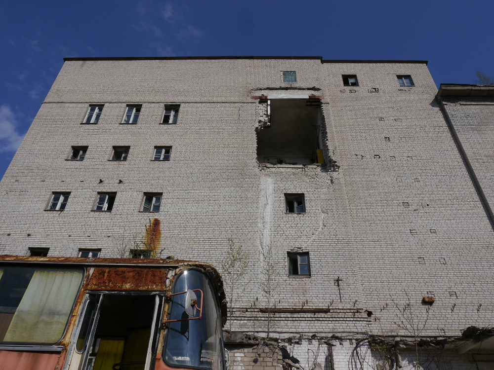 Former meat factory in Vilnius. Photograph by Andrius Seliuta von Rath