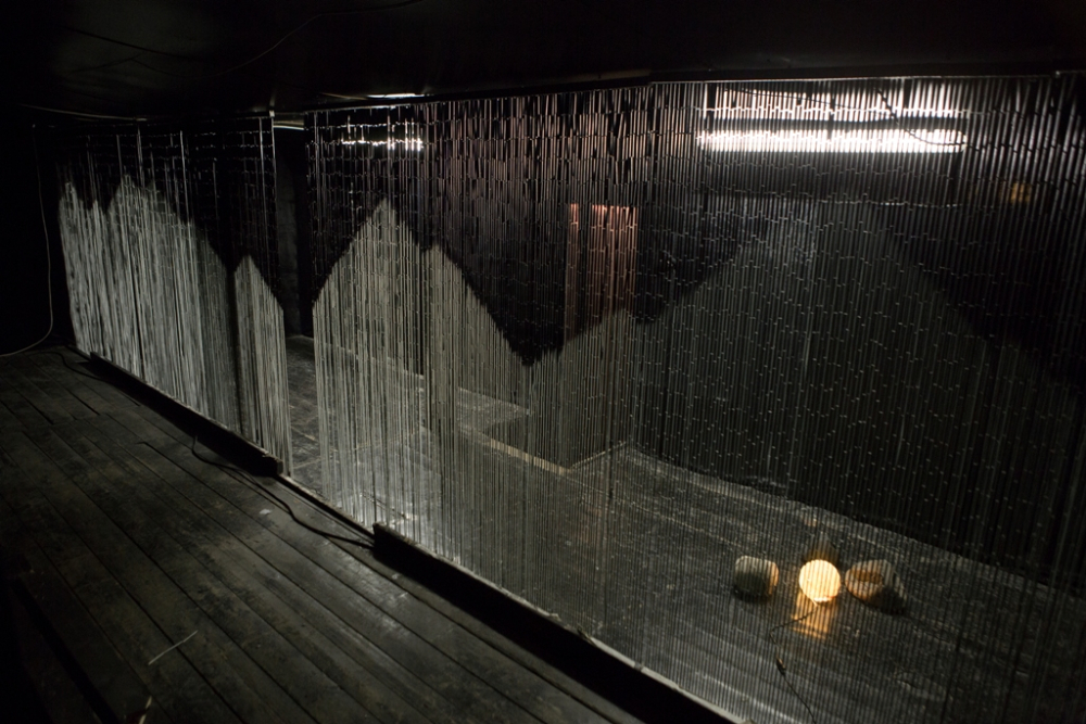 Žilvinas Lanzbergas, Later Than You Think, An etude in the orchestral pit; found and personal items, 2015