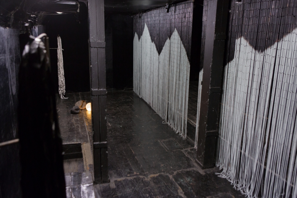 Žilvinas Lanzbergas, Later Than You Think, An etude in the orchestral pit; found and personal items, 2015