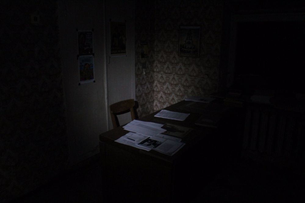 Augustas Serapinas, A Room of a Critic, A hidden installation in Vilnius, 2014