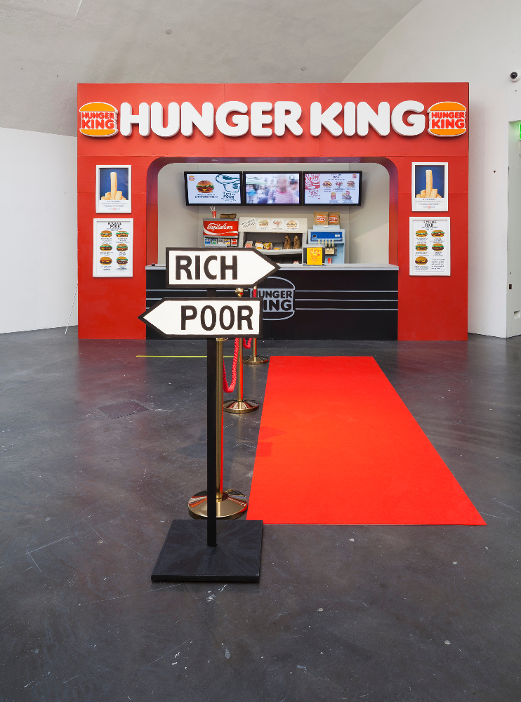 Jani Leinonen, Hunger King, 2014, installation. In possession of the artist. Photo: Finnish National Gallery / Pirje Mykkänen